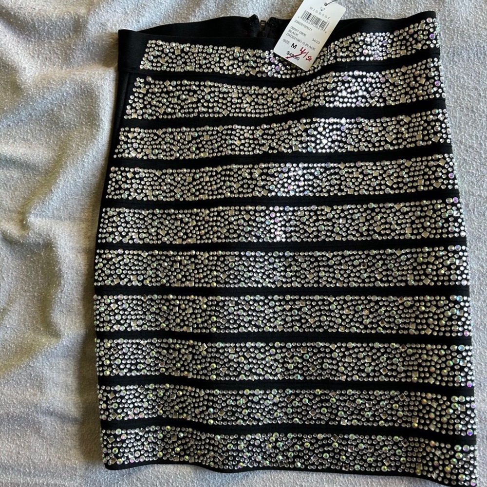 Windsor rhinestone skirt. NWT